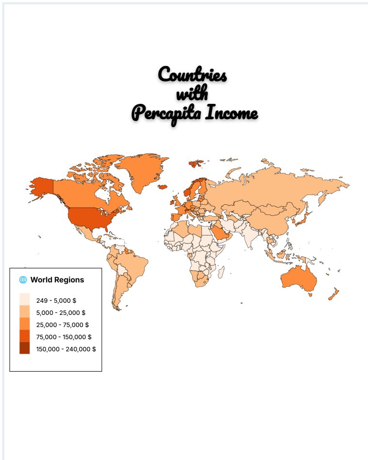 Global Per Capita Income: Mapping Wealth Across World Regions